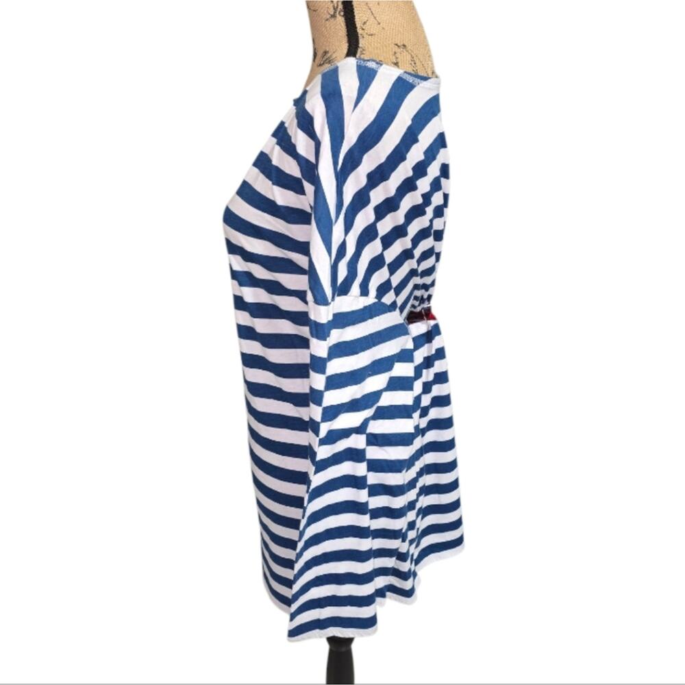 Lane Bryant Navy and White Striped Women's Top Size 22 24 3X - Picture 3 of 6